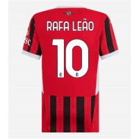 AC Milan Rafael Leao #10 Hjemmebanetrøje Dame 2024-25 Kortærmet